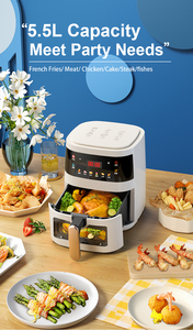 Freidora de Aire Digital Inteligente de Alta Calidad, Horno sin Aceite de 5L, Freidora de Aire de Acero Inoxidable de 5L, Nuevo Estilo - Product Image 4