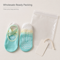 Chaussettes de yoga pour femmes, légères, confortables, invisibles, style bande élastique, effet teinture par immersion similaire