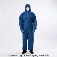 Combinaison de protection jetable CAT III Type 5/6 SMS antistatique pour la peinture industrielle et la manipulation de l'amiante