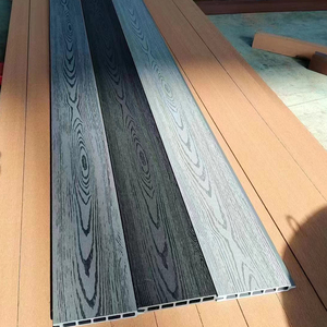 <span class=keywords><strong>Decking</strong></span> del Wpc del legno composito di plastica di legno Anti-uv della materia prima all'aperto - Product Image 3