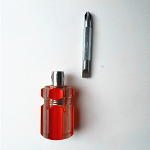 Crystal Handle Dual Purpose <b>Screwdriver</b> Flathead Phillips Magnetic Mini Tool - Product Image 4