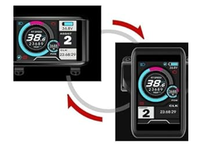 Kit de conversion de vélo électrique UKC1/UKC1+TFT avec écran couleur pour contrôleur intelligent à onde sinusoïdale de 1000 à 5000 W avec option de vitesse USB