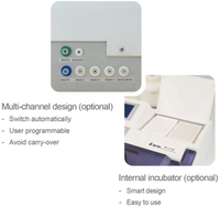 RAYTO RT-3100 Laveur de microplaques à grand écran LCD Lecteur Elisa pour laboratoire et hôpital Laveur de microplaques automatique Workstation