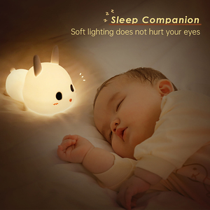 Ute ababbit hahape nimnimal recargable Colorful iliilicono Night ununny able AMP - Product Image 2