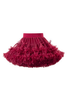 Konijnrok Tweede generatie klasse Tutu-rok Meisjes Herfst Winter Nieuwe mesh gehaakte bladerdeeg bolle zachte behandeling rok Dames - Product Image 6