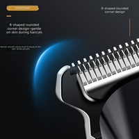 Tondeuse à cheveux électrique Sportsman avec écran numérique, batterie rechargeable, lames en acier inoxydable pour usage domestique, homme, barbier