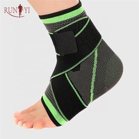 Sangles de soutien de cheville ajustables et respirantes en tricot pour hommes, protection complète pour le basketball et les sports – Vente en gros