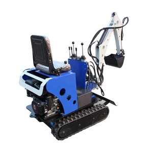 700กก.Earth Moving Rubber ติดตาม Mini Excavator สำหรับฟาร์ม - Product Image 2