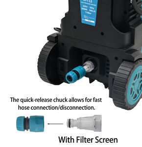 Nettoyeur haute pression électrique commercial 2000W, 560L, portable, pour voiture, maison, jardin, extérieur, 110 bars - Product Image 5