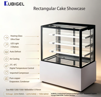 Nouvelle Vitrine Réfrigérée 4 Niveaux en Acier Inoxydable pour Pains et Pâtisseries avec Refroidisseur à Air pour Équipement de Boulangerie