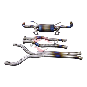 Escape trasero con válvulas Vortex Burnt Blue Titanium para Aston Martin Rapide 6.0L V12 Performance Muffler - Product Image 5