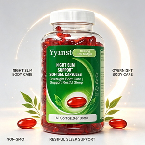Cápsulas de Gel Suave Night Support 1000mg 60 Unidades, Suplemento para el Cuidado Corporal Nocturno, Favorece un Sueño Reparador para Adultos, Uso Nocturno - Product Image 6