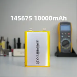 סוללת ליתיום-פולימר נטענת בעלת קיבולת גבוהה 145675 3.85V 10000mAh עבור בנקים חשמליים ואלקטרוניקה ניידת 146074 9373129 1160100 - Product Image 1