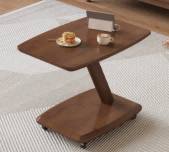 Modern Wood <b>Coffee</b> <b>Table</b> <b>Midcentury</b> Design Movable Living Room Furniture - Product Image 5