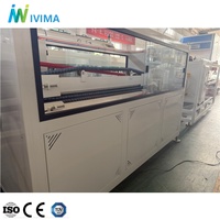 Machine de fabrication de tuyaux d'évacuation/égout en PVC avec commande PLC, ligne de production à haute capacité et à économie d'énergie