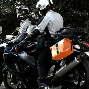 नया अनुकूलित मोटरसाइकिल बैग सामान सूखा बैग पीवीसी मोटरसाइकिल साइड बैग