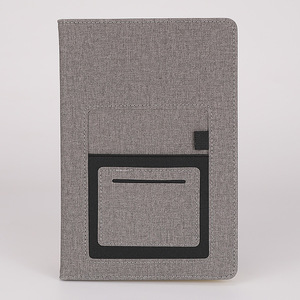 Vendeur chaud cahier A5 personnaliser planificateur couverture rigide collège ligné Journal affaires cahier en cuir PU avec poche - Product Image 5