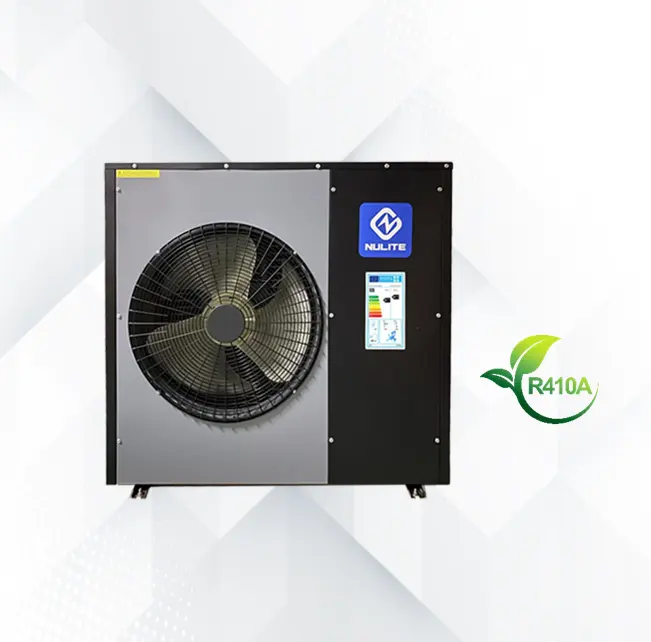 CE penjualan laris EU R410a Nulite Inverter monoblock energi baru pompa panas Monoblock 10kW 20kW pompa udara ke pompa panas air