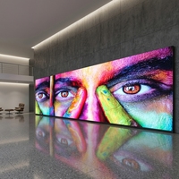 Bâton vidéo LED d'intérieur Vcore P2.6 avec garantie de 3 ans, luminosité de 5000 cd et densité de 36924 pixels pour panneaux publicitaires