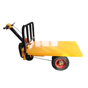 RCM çin tedarikçisi ağır 800Kg Platform el arabası Mini elektrik damperli üç tekerlekli bisiklet küçük arabası tekerlekler ve lastikler