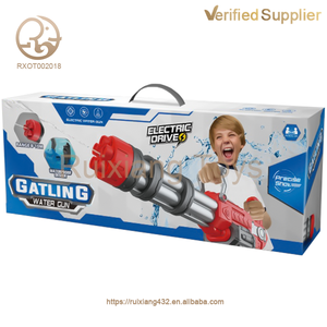 ปืนฉีดน้ำไฟฟ้าแบบ Gatling ขนาดใหญ่ ขายส่ง ของเล่นปืนฉีดน้ำสำหรับเด็ก เล่นสนุกกลางแจ้งในช่วงฤดูร้อน สำหรับเทศกาลน้ำ - Product Image 5