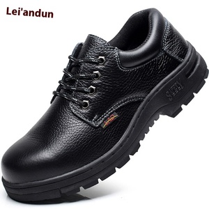 <span class=keywords><strong>Zapatos</strong></span> de Seguridad para Hombre, Calzado de Trabajo de Cuero de Vaca, Resistente al Desgaste, Punta de Acero, <span class=keywords><strong>Invierno</strong></span>, Cuatro Estaciones - Product Image 3