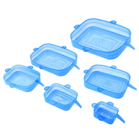 Couvercles durables réutilisables de stockage des aliments pour bol en silicone extensible et couvercle étanche pour garder les aliments frais