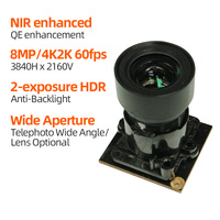 OS08A20 8M capteur Ultra léger reconnaissance faciale 4K HDR NIR Module de caméra enregistreur de voiture amélioré