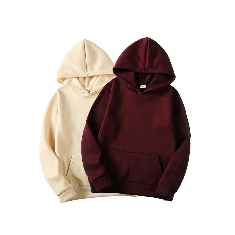 Bộ Áo Hoodie Nam Mẫu Miễn Phí OEM Áo Nỉ Áo Hoodie Chui Đầu Dài Tay In Họa Tiết Ngoại Cỡ 50% Cotton 50% Polyester