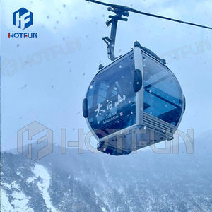 Hotfun-Teleférico aéreo para exteriores e interiores, teleférico con telesilla de estación central para Resorts, directo del fabricante - Product Image 3