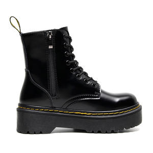 Stivaletti da <span class=keywords><strong>Donna</strong></span> Jadon 8 Buchi Stile Dr. Martens 1460 Europei Americani con Zip Laterale, Platform e Lacci per Autunno Inverno Stile British - Product Image 2