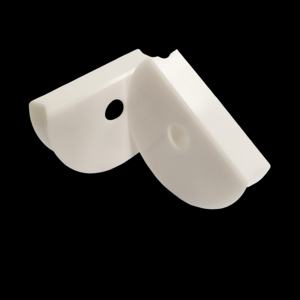 Verschleiß feste Zirkonoxid-Keramikteile mit gebogener Oberfläche Korrosions beständiger Zirkonoxid-Keramik ring mit hoher Zähigkeit - Product Image 3