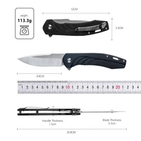 Camping & Wander zubehör Taktisches Messer Zwei schneid iges Karam bit Full Tang Knife Survival G10 Taktisches Messer