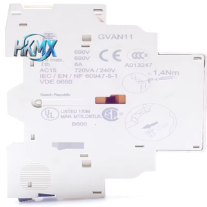 โมดูลเสริมสำหรับสตาร์ทมอเตอร์โมดูลสัมผัส1NO1NC 6A ตัวต่อเสริม GVAN40เทส GVAN31 GVAN20 GVAN11 - Product Image 1