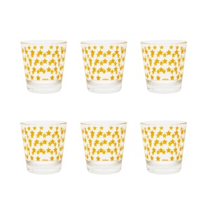 Set di 6 bicchieri Excelsa Glass Drinkware da 25 cl con motivo a stelle gialle - Product Image 2