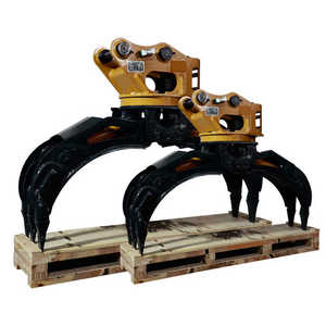 Precio de fábrica OEM Excavadora Accesorios Log <span class=keywords><strong>Grab</strong></span> Demolición Acero Chatarra Pinza Madera giratoria hidráulica - Product Image 1