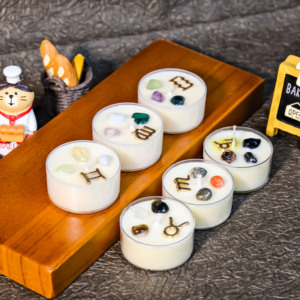 Bougies chauffe-plat en cire de soja en gros, sans fumée, écologiques, biologiques, petites, pour le yoga et la méditation, la décoration intérieure et les fêtes - Product Image 5