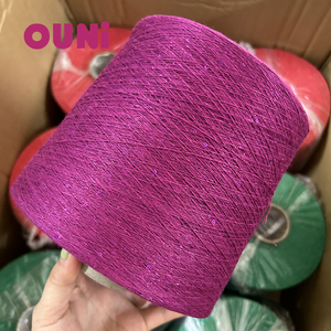 Hilo de Lino y Algodón de Alta Calidad de 3 Capas, con Lurex Dorado y Lentejuelas Pequeñas de 2mm y 3mm, Nuevo Hilo <span class=keywords><strong>en</strong></span> Venta - Product Image 2