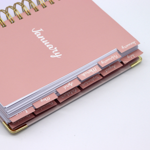 Agenda planificateur quotidien, hebdomadaire et mensuel Joytop personnalisé <span class=keywords><strong>2023</strong></span>, reliure spirale, couverture rigide, carnet A5, journal de manifestation - Product Image 3