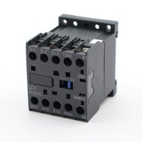 Contattore Magnetico AC Mini LC1K1210 3P 12A con Contatto Ausiliario 1NO, Bobina 24V 110V 220V 380V, Montaggio su Guida DIN, Serie CJX2K