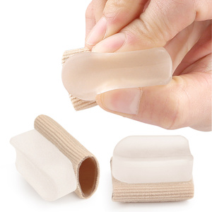 Séparateur d'orteils en silicone pour <span class=keywords><strong>hallux</strong></span> <span class=keywords><strong>valgus</strong></span> et petit orteil, manchon protecteur anti-adhérent pour la séparation des orteils superposés et courbés - Product Image 6