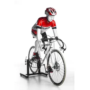 QC4 चलती खेल पुतला मॉडल बाइकिंग सायक्लिंग महिला पूर्ण शरीर फाइबर एथलेटिक पुतला