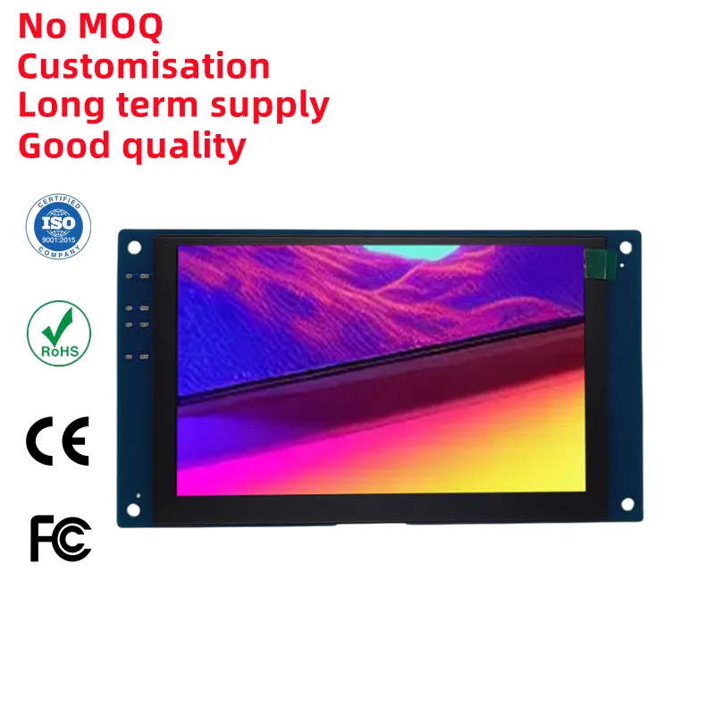 5-inch serial display screen 800 * 480 TN LCD with UART board programmable secondary development intelligent screen
