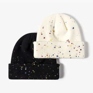 Premium <b>Wool</b> Blend Large Size Warm Beanie <b>Hat</b> Custom Logo For Stylish <b>Men</b> Cold Season Knitted <b>Hat</b> - Product Image 2