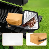Sac isotherme réutilisable pour barbecue avec logo personnalisé, grande capacité, pour le camping en extérieur, pour la conservation de la viande