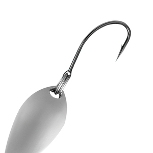 Mồi câu thìa kim loại DN 2.5g/3.5g/5g, mồi câu kim loại hình thìa đơn móc, mặt phẳng/cong, mồi câu cá bass cứng - Product Image 6