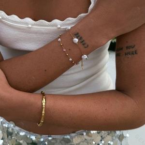 Lincy Özel Yüksek Kalite Toptan Paslanmaz Çelik Takı Kişiselleştirme Daire Bilezik - Product Image 3