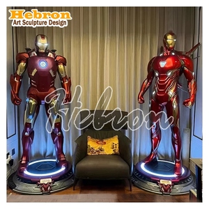 Statua di Iron Man MK50 a Grandezza Naturale con Ali, Action Figure <span class=keywords><strong>Marvel</strong></span> in Resina, Figurina Stile Angelo per Decorazione Negozio - Product Image 5