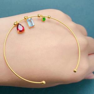 Bon Prix Offre Spéciale Bonne Chance Infinity Femme <span class=keywords><strong>Tendance</strong></span> Bracelet en argent sterling 925 avec pierres naturelles - Product Image 3