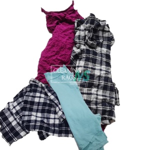 Toallitas industriales de algodón 100% al por mayor, toallitas tejidas, trapos de limpieza, residuos textiles de algodón, paquete de 10kg y 20kg - Product Image 1